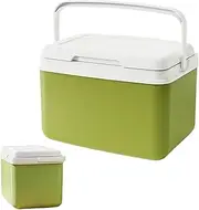 Outdoor Camping Cooler, Outdoor Gear Ice Chest, Portable Ice Chest with Handle, Flexible Storage Layers, Hard Shell Design, 27.5cm, for Camping Hiking Walking Adventures