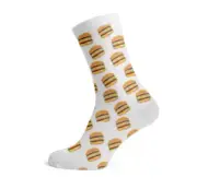 McDonald’s Big Mac Hamburger Pattern Socks - NEW