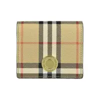 在飛比找momo購物網優惠-【BURBERRY 巴寶莉】Burberry電鍍金釦LOGO