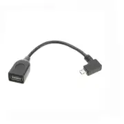 OTG USB Micro B Male to USB Type A Female Adapter Angle 30U2-21000