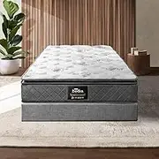 Bedra Bedding King Single Mattress with Bonnell Spring and Full Body Support King Single Bed Mattress Medium Firm 21cm Thickness