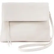 HOBO Draft Leather Crossbody Bag in White at Nordstrom One Size