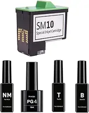 Nail Printer Ink SM10 Cartridge Set Preprint BTS, PG 4, NM, and SM 10 Special Inkjet Cartridge Nail Gel Set