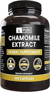 Chamomile Extract (365 Capsules) for Relaxation & Sleep