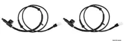 2 x Rear ABS Wheel Speed Sensor For PEUGEOT 307 2000-2012 HCA/PE/069AB (for: Peugeot)