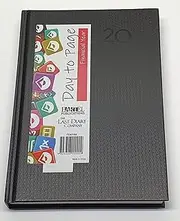 2025-2026 Financial Year Diary Everyday A5 Day to Page Black Last Diary Company FEA51BK