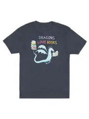 dragons love books unisex t-shirt Classic