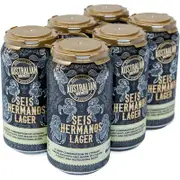Australian Brewery Seis Hermanos Mexican Lager Can 375mL