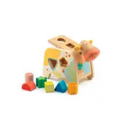 Djeco Wooden/Metal Maggy Shape Sorter Kids/Children Educational Toy 18m+