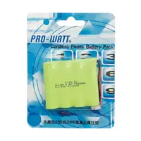 在飛比找i郵購優惠-PRO-WATT P110萬用接頭 無線電話電池4.8V 6