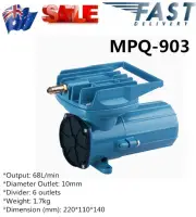 RESUN DC12V 68L/M 1.5KG Mini Portable Air Compressor Pump Family Tank Fishbowl