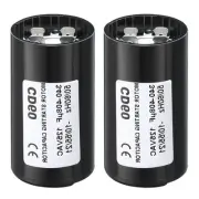2 x 340-408uF/Mfd 125V 50/60Hz CD60 Run Capacitor Motor Start Capacitor