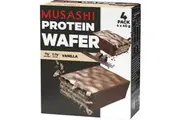 Musashi Protein Wafer Bars Vanilla 40g x 4 pack Each