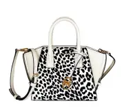 Michael Kors Avril XS Satchel Shoulder Crossbody Bag Exotic Light Cream Multi
