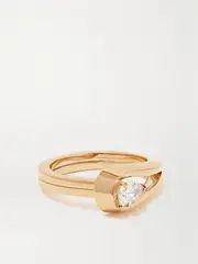 [Repossi] Repossi - Serti Inversé 18-karat Rose Gold Diamond Ring - 52 52 Gold