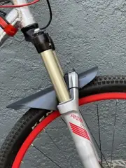 BOQS MTB Mudguard for RockShox Forks Tool-less Bolt-On Quick Swap