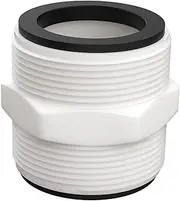 Pool Hose Extender - Pool Split Hose Connector with 2 L Gasket Rings,Waterproof Swimming Pond Extension Adapter, Skimmer Plumbing Connection for Ground Pool, Swimming Pool