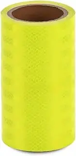 Reflective Tape， Yellow Reflective Tape Warning Tape Self-Adhesive Tape Outdoor Trucks Cars Reflective Stickers(10 mx20 cm)