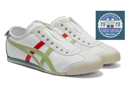 Onitsuka Tiger MEXICO 66 SLIP-ON 1183A360 129 White/Jade Unisex Canvas Shoes