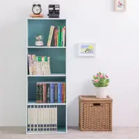 在飛比找momo購物網優惠-【TZUMii】粉色四格空櫃(收納櫃 書櫃)