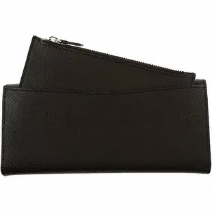 Vivienne Westwood (黑色)  信封型 真皮防刮壓紋 長夾 皮夾 零錢包可獨立取出使用 ｜100%全新正品｜特價