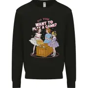 Play a Game Kids Grim Reaper Ouija Board Kids Sweatshirt Jumper