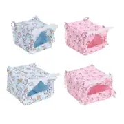 Parrots Bed Tent Bird Swing Cage Hammock Fleece Cave Nest Toy Warm Tent
