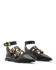Allsaints Women's Susan Buckled Flats 5