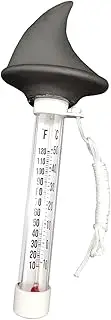 Perfk Floating Pool Thermometer Water Temperature Easy Read Multifunction Cartoon Water Thermometer Decor for Indoor Pond Ice Bath