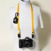 Lakers Colors Camera Strap w/ Peak Design Anchors, D-Ring Accessory Mount