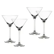4pc Ecology Classic 210ml Martini Glasses Cocktail/Margarita Drinkware Set Clear