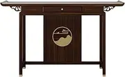 Entryway Table Wooden Console Table, Farmhouse Console Tables for Living Room, Rustic Hallway Table, Narrow Entryway Table for Hallway, Behind The Couch, Living Room, Foyer Door Sideboard(Large)
