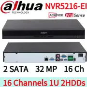 Dahua 16CH NVR5216-EI 16CH 1U 2SATA SMD+ WizSense AI IVS Network Video Recorder