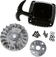 Easy Start Pull Starter and Flywheel with Claw for 1/5 Rc Car for B-a-ja 5B 5T 5SC 5ive-T Replacement Accessories