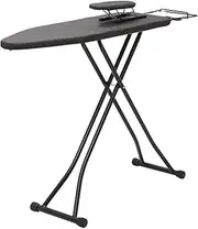 [TINGTINGLI] Home Ironing Board, Large Small Folding Ironing Board with Sleeve Ironing Set Foldable 7 Height Adjustments Suitable for Hotels Home(36 in black set)