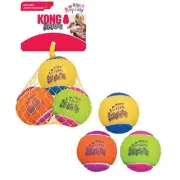 Squeaky Tennis Balls for Dogs Multi Color Durable Floating Toy for Medium Breeds