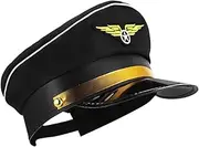1Pc Pilot Hat Pilot Cap Airline Pilot Hat Airplane Hat for Cosplay Party