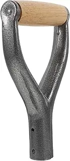 DOITOOL Y Shaped Replacement Shovel Handle with Grips Durable Spade Handle for Garden Digging Raking Tools Versatile for Forks Spades