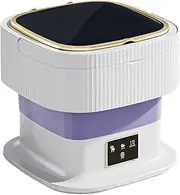 AUSWAY 11L Portable Washing Machine Mini Washer Foldable Semi Auto Domestic Appliance Domestic Purple