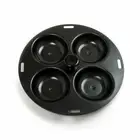 Norpro Nonstick 4 Egg Poacher - Fits 10" - 12" Skillets - Pan Poached Eggs