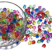 200x Acrylic Plastic Gem Stone Ice Rocks Table Scatter Vase Fish Tank Decoration