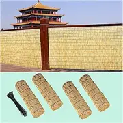 Reed Screening, Bamboo Fencing Rolls 2.6-4.6 Feet High,Garden Privacy/Protective Screens,Privacy Fence Panels, Sunshade, Bamboo Fence Rolls,Balcony Privacy Fence (Size : 90x100cm/2.9x3.3ft)