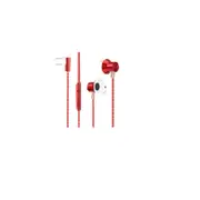 F13 Type-c Wired Earphone Hifi Bass Metal Sport In-ear Headset Music Gaming Earphone with Mic for Oneplus Xiaomi Huawei RED COLOR