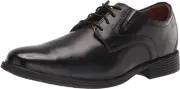 Men's Clarks Whiddon Plain Dress Casual Lace Up Oxford Black Leather 52918