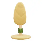 Petsbelle Lollipop Solid Wood Sleeping/Scratcher Pet Hideaway Cat Tree Yellow