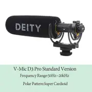 Deity V-Mic D3 Pro Super-cardioid Directional Shotgun On-camera Broadcast Microphone 50Hz-20KHz for DSLR Video Studio