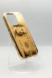 24K GOLD LUXURY iPhone 12 Pro Max DOLLAR EDITION METAL CASE PHONE COVER CUSTOM