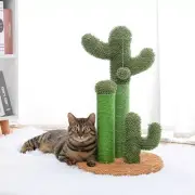 Cat Scratching Post Tower Condo House Bed Climbing Pole Cactus Play Kitten Activ