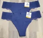 B.tempt'd by Wacoal Women's B.bare Thong Panties (2) Pack Size Small