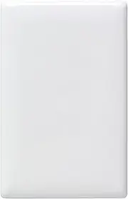 HPM Linea Blank Cover Plate, White